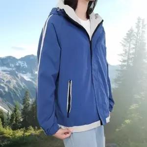 여자 간절기점퍼 가을 봄 배색 바람막이 등산 낚시 캠핑 자켓 점퍼