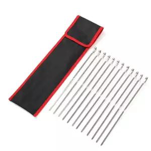 꼬치 스테인리스 캠핑파티 스텐 그릴 12p세트 스테인리스꼬치구이