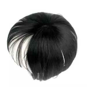 [하프클럽/]정수리 가발 부분 헤어피스 똑딱이 인모 여자