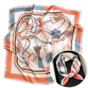 [기회공작소] 엘레강스 스카프 봄 가을 부드러운 실크 느낌 예쁜스카프