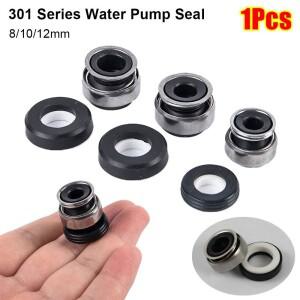 1Pcs 301 시리즈 기계식 샤프트 씰 81012mm O 모양 워터 펌프 와셔 세라믹 탄소 고무 순환