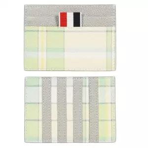 라이트그린 체크 카드지갑MAW193A L0041 340