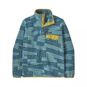 Patagonia Lightweight Synchilla Snap-T Fleece Pullover Quilty Fitz Wetland Blue  라이트웨