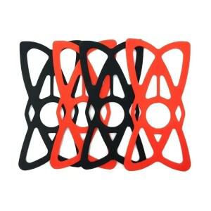 Jadkta 탄성 실리콘 바이크 오토바이 폰 홀더 픽서 그립  고프로호환 7 플러스 8 11 12 레드 블랙 고무 밴