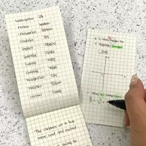 크라프트 메모장 수첩 그리드 미니수첩