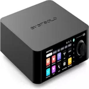 에버솔로 플레이 DAC 및 앰프가 장착된 음악 스트리머 60W×2ch(8 ω) / 110W×2ch(4 5.5인치 LCD