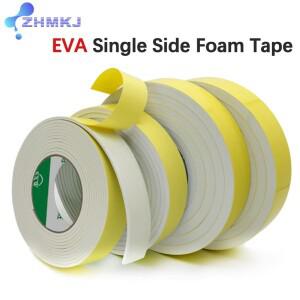 단일 측면 씰링 스트립 흰색 스폰지 폼 테이프 창문 단열 방음 충돌 방지 씰