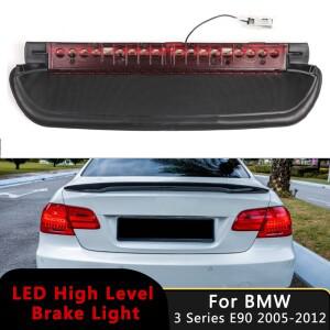 BMW 호환 3 시리즈 세단 E90 2005-2012 E92 쿠페 63257145519 레드용 자동차 후방 하이 마운트 브레이크 라