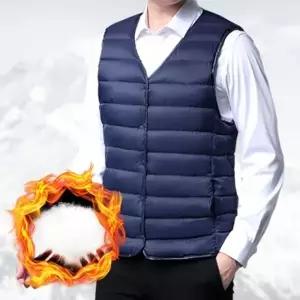 남자 패딩조끼 봄 가을 겨울 경량 V넥 베스트