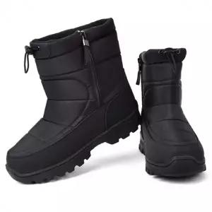 남자 방한 털슈즈 패딩 부츠 겨울 털신 생활방수 신발