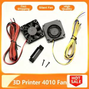 3D 프린터 팬 4010 팬 24v 검정색 플라스틱 압출기 냉각 Ender3 V2 Ender3 Ender3Pro CR10 3D 프린터 액세