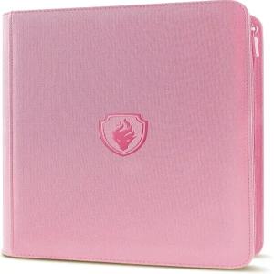 프리미엄 지퍼 카드 바인더 팹메이커 9 포켓 트레이딩 PU 커버 컬렉션 앨범 게임 및 스포츠 카드용 견고한