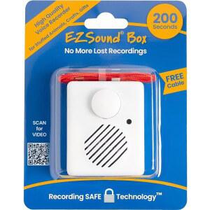 [미국배송] 인형을 위한 200초 음성 녹음기 | 공예가 취미자 등을 녹음 가능한 버튼 사운드 박스 선물을 상자 곰 만들기 장난감