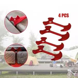 캠핑타프 캠핑용품 4개입 텐트용페그 세트 페그 캠핑타프세트 (WFKC3KZ)