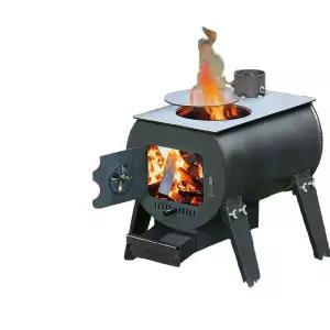 거꾸로타는 난로 화목난로 나무 화목 스토브