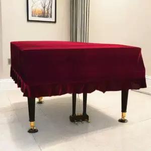 건반덮개 피아노 천 커버 그랜드 벨벳 보관 덮개