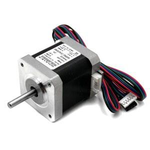 소울럭 네마 17 스테퍼 모터, 59Ncm(84oz.in ) 바이폴라 2A, 1.8 deg, 1m 케이블 및 커넥터가 있는 4개의 와이어, 3D 프린터 /CNC 42x42x48mm