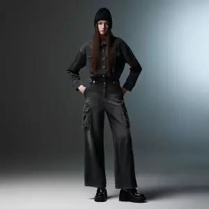 [CAPSULE LINE] 코듀로이 포켓 점프수트 데님팬츠  E