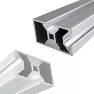 알루미늄 프로파일 2035 100mm 사각파이프 제작 절단 가공 선반 축양장 앵글