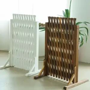 접이식 방부목 펜스 가든 옥상 마당 자바라 야외