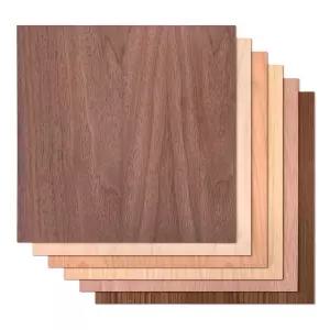 Proflex 버라이어티 팩 합판 6개 1/8 x 12 리얼 우드 시트 프리미엄 A 등급 부드러운 샌딩 마감 커팅 및