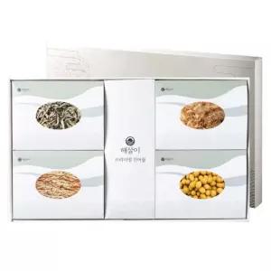 고품질 해살이 안주 혼합 4종 선물세트 멸치 땅콩 오징어세트 (WFKDS4D)