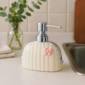 고품질 아무르홈 세라믹 디스펜서 핸드워시 욕실 샴푸통  삼푸용기 (WFKDZ2M)