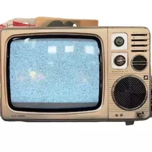 레트로 옛날 티비 TV송출 엔틱 소품 데코 카메라세트