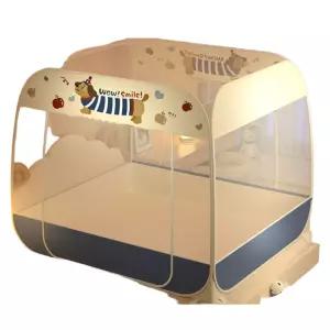 원터치모기장텐트 전실형몽골방식 아기침대덮개 방충바닥망