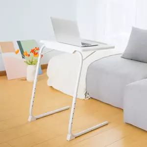 [퍼니메이커]높이조절 다용도 테이블 침대 사이드 간이 보조 책상 접이식테이블 접이식책상 높이조절책상
