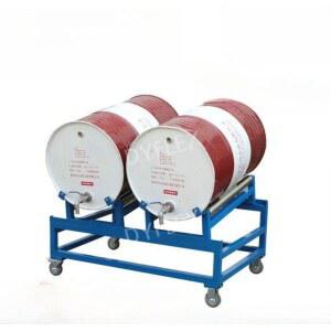 드럼통 거치대 이동식 드럼거치대 받침대 없는 운반대차 옵션 방지 트레이 드럼 잔유