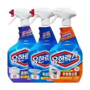 유한락스 세정제 900ml 4개 외 / 욕실청소용 곰팡이제거제 주방청소용 / 화장실 락스 청소세제