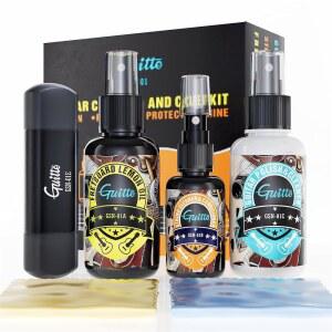 기타 청소 키트, 올인원 줄 청소기, 극세사 GSN-01 레몬 천 폴란드어, 키트 오일, 케어 프레보드