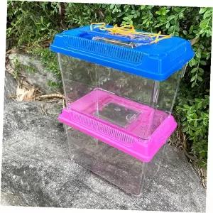 투명 사각 곤충 채집통 관찰 사육함 학습 야외활동 어린이 교육용 곤충케이스