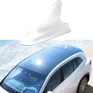 어게니 카 샤크 핀 안테나 접착 테이프가 있는 유니버설 오토 루프 더미 공중 장식 라디오 신호 차량 외부