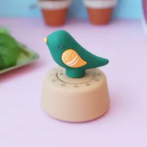 귀여운 종달새 디자인 쿠킹타이머 주방데코용 요리 방타이머 무소음 스마트 기계식 쿠킹 키친 조리 방선물