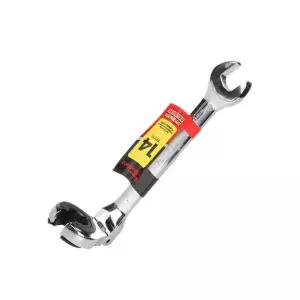 라쳇콤비렌치-플렉시블오픈형 14mm 너트 체결육각랜치 스패너 파이프렌치