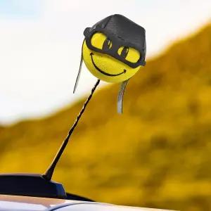 우한벗 파일럿 자동차 안테나 토퍼 귀여운 EVA 차량용 폼 볼 장식 주차장에서 쉽게 찾을 수 있는 차량 트럭