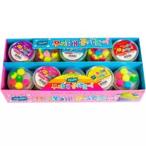 탬버린 무지개 공기 놀이 30개어린이 공기알 게임 장난감