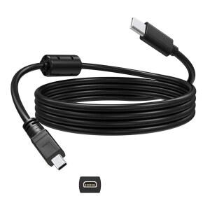 파나소닉 루믹스 DMC-FZ1000, DMC-FZ300, DMC-FZ200, DMC-GX8, DMC-LX100, DMC- 10, DMC-TZ61, DMC-TZ71 카메라를 PC, 스마트폰, USB-C 포트가 있는 태블릿에 호환되는 USB C 데이터 전송 케이블 코드