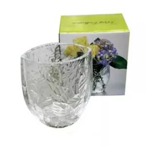 사사끼 식탁 화병 나뭇잎 12cm인테리어꽃병 디자인 장식 유리