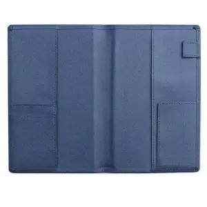 웍스 가죽수첩 커버 플래너+속지 돌체A 블루-미디다이어리케이스 바인더 6공 이노 예쁜 만년 시스템