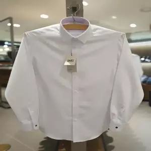 [닥스셔츠]신사양말증정 DMP1SHDL310-A1 26년 S/S 신상품 슬림핏 노케어 자가드 화이트 긴팔셔츠