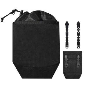 몰리티카 몰 덤프 파우치, 4개의 악의 클립이 있는 전술 마그 0.8-2인치 듀티 벨트, 사냥용 유틸리티 나일론 허리 가방, 하이킹용, 레인지, 2.5-3L