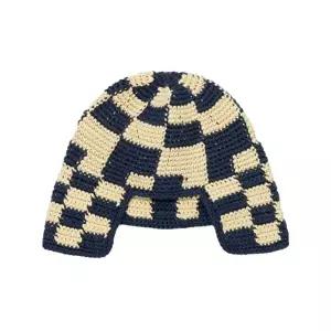 [미샤앤퍼프]키즈 체커보드 크로셰 로버 모자 네이비 K1174F25 446