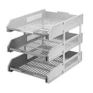 카파맥스 3단 서류받침 회색 90124대 오피스용품 책상정리 다용도케이스 문서보관함 서류함 정리함 데스크