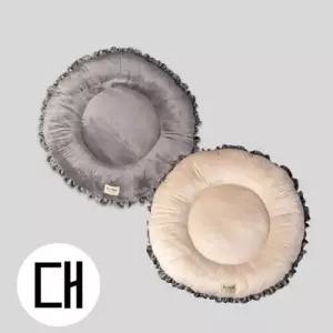 엘리시아 극세사 프릴 도넛 방석 대고양이쿠션 강아지침대 해먹 베개 매트 애견