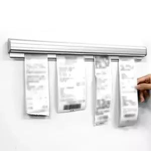 무타공 주문서 정리 이지 오더랙 50cm 소품영수증꽂이 오더렉 오더 홀더 메모 종이 가격표