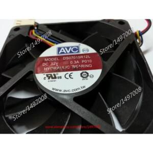 C DS07015R12L-P010 서버 냉각 선풍기 DC 12V 0.3A 70x70x15mm