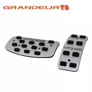 디퓨젼 튜닝 페달 TG그랜져 2P 엑셀 브레이크 커버 순정형자인 패드 패달 논슬립 용품 자동차 차량